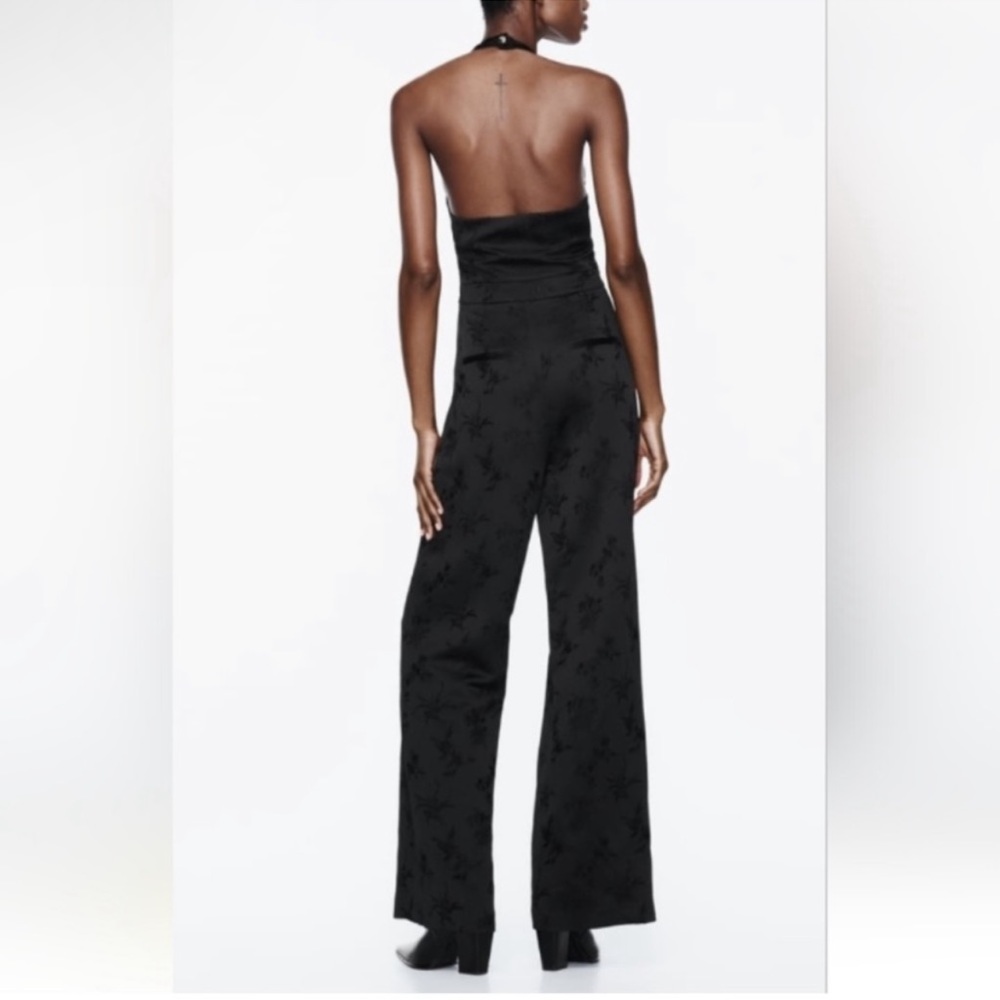 Zara Jacquard Vest Jumpsuit - Picture 4 of 14